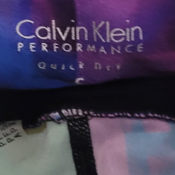 Calvin Klein Performance Quick Dry Multi Color Work Out Pants Size S EUC - Picture 3 of 5